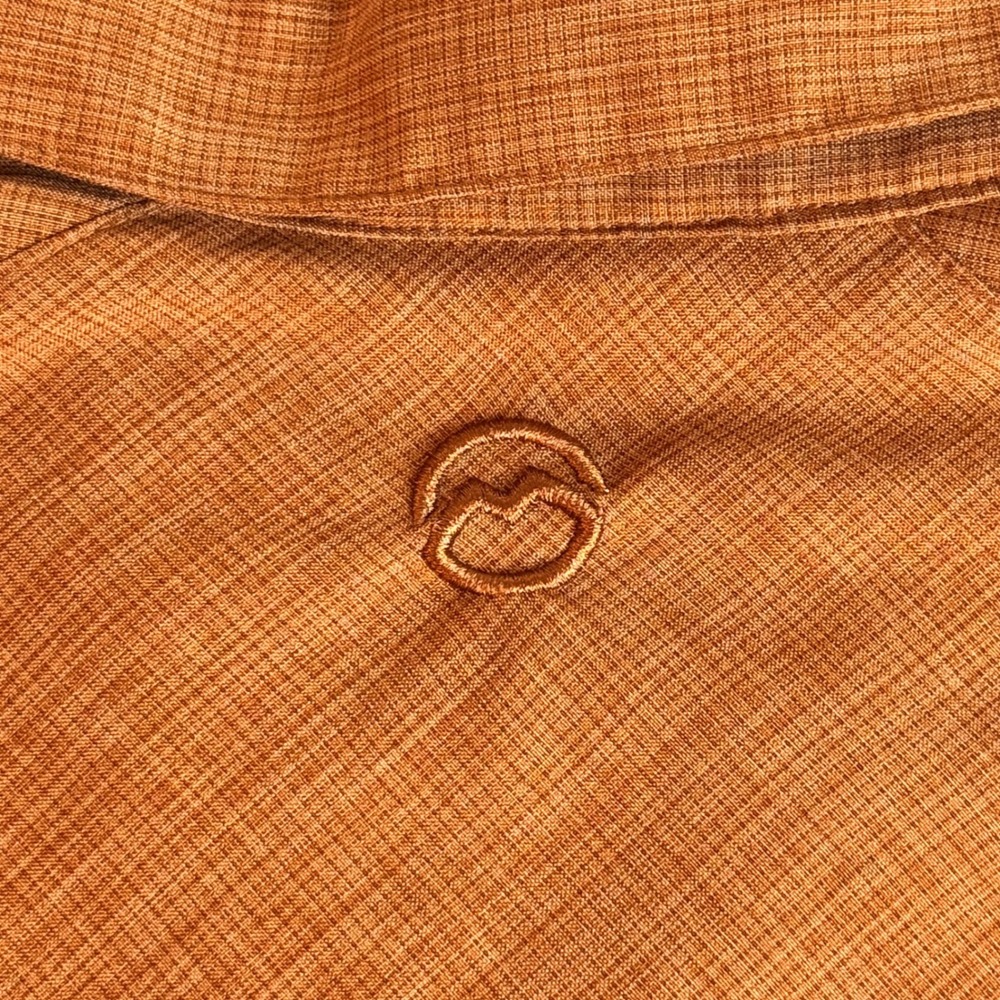 Magellan Outdoors Adventure Gear Mens Medium MagWick Fishing Hiking Shirt Orange - Picture 7 of 9